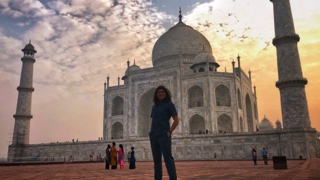 Sergio at the Taj Mahal